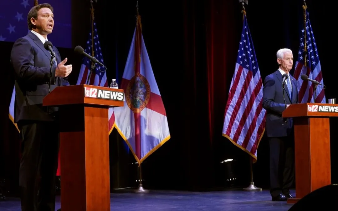 Crist, DeSantis Clash During Heated, No-Holds-Barred Debate