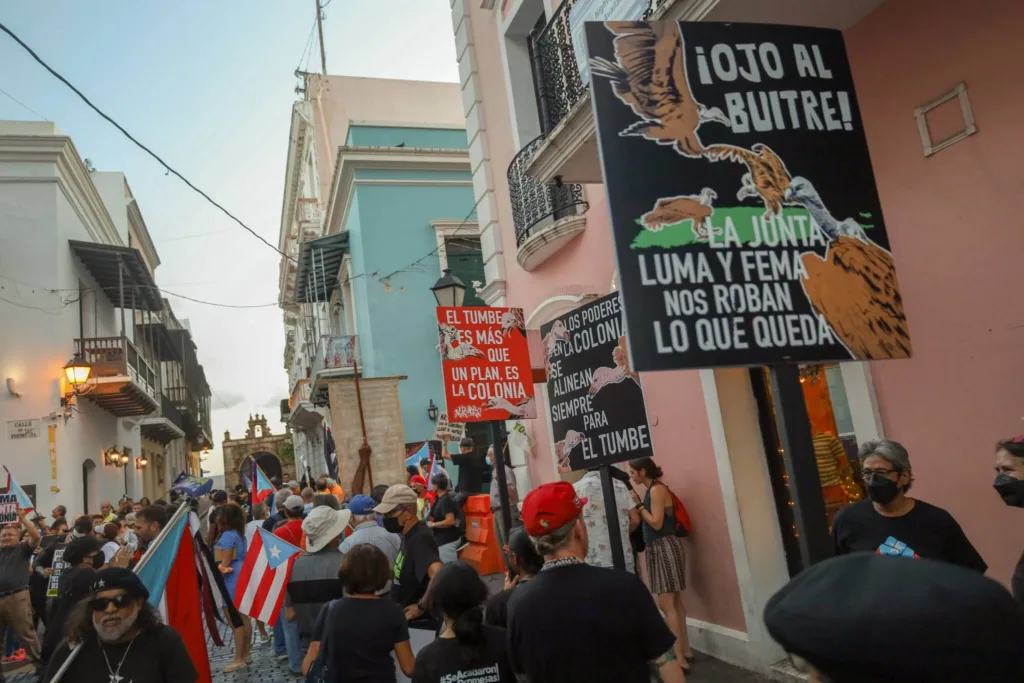 Puerto Rico - protest - LUMA