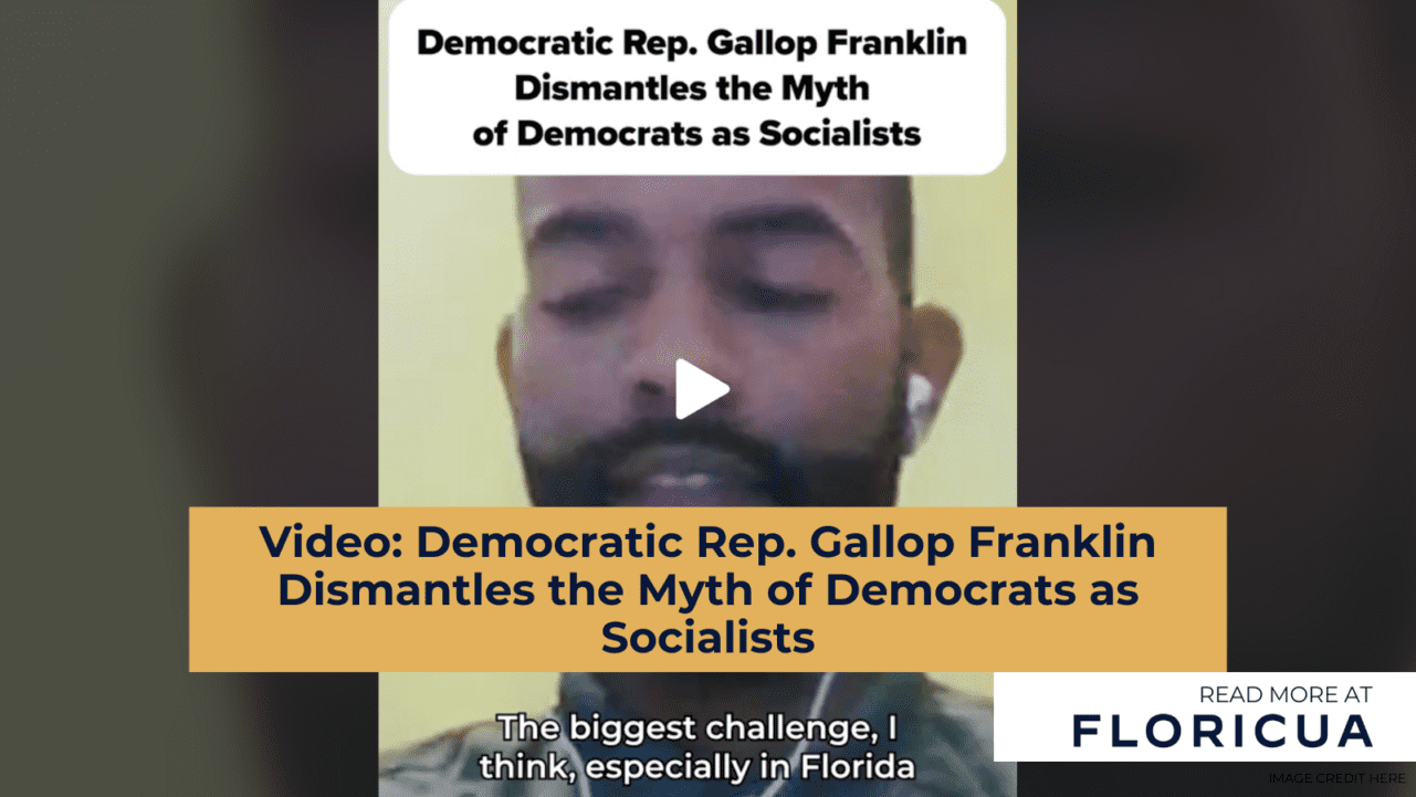 Video: Democratic Rep. Gallop Franklin Dismantles the Myth of Democrats as Socialists Video: Democratic Rep. Gallop Franklin Dismantles the Myth of Democrats as Socialists