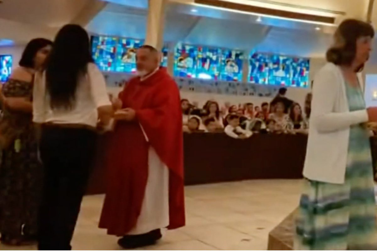 Central Florida priest bites woman during communion