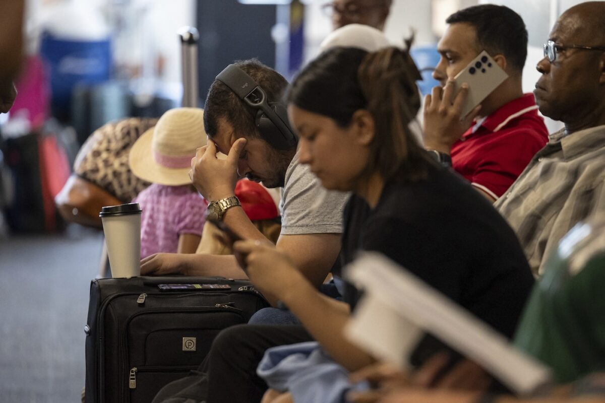 Your flight was canceled by the technology outage. What do you do next? Your flight was canceled by the technology outage. What do you do next?