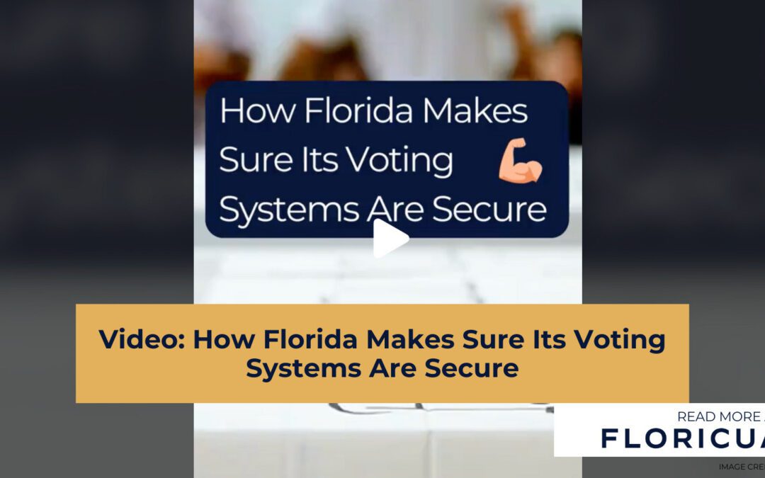 Video: How Florida Makes Sure Its Voting Systems Are Secure